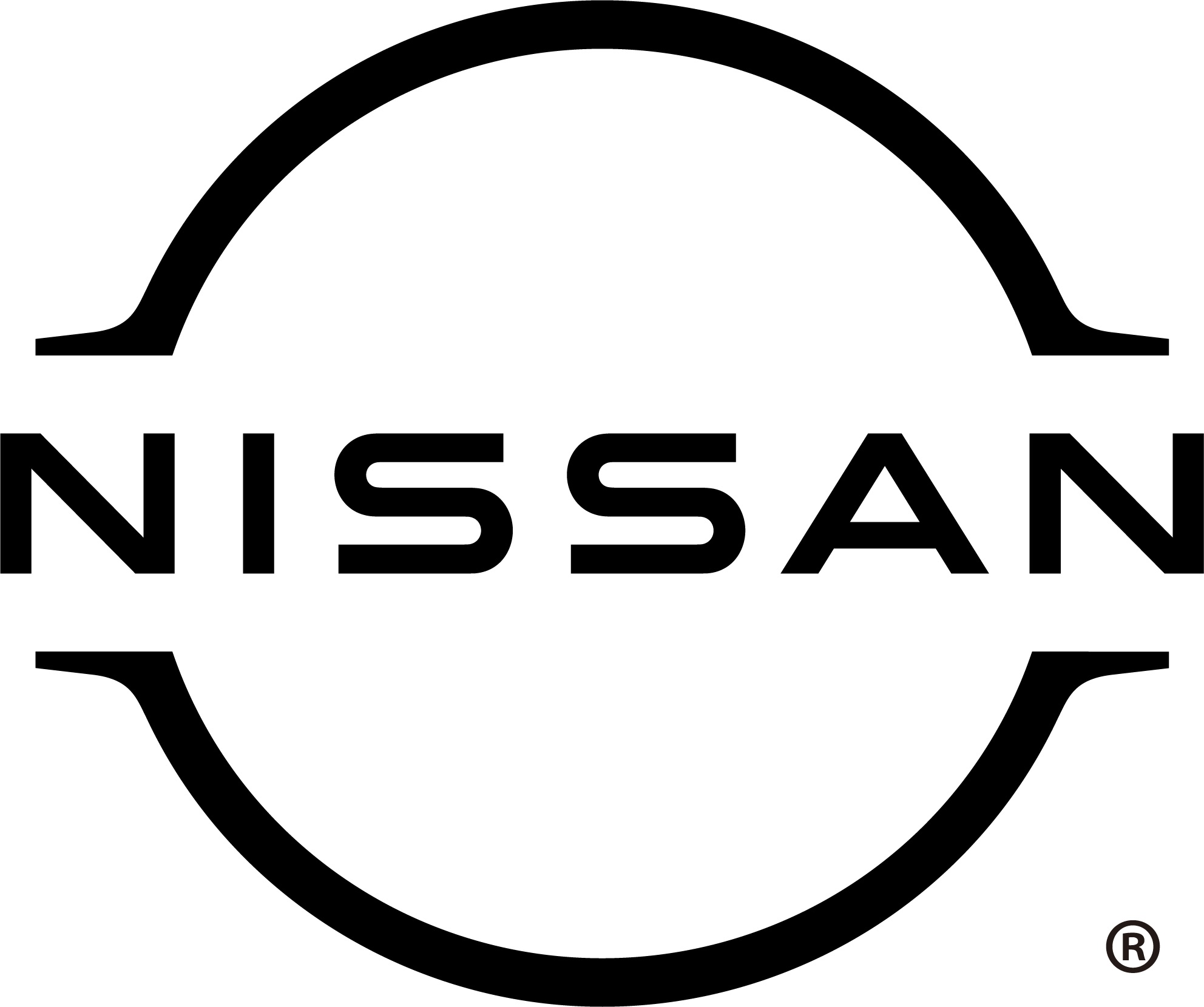 Nissan brand logo_black on white